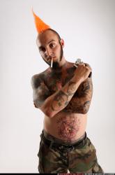 Edgar Revolver Pose With Cigarette